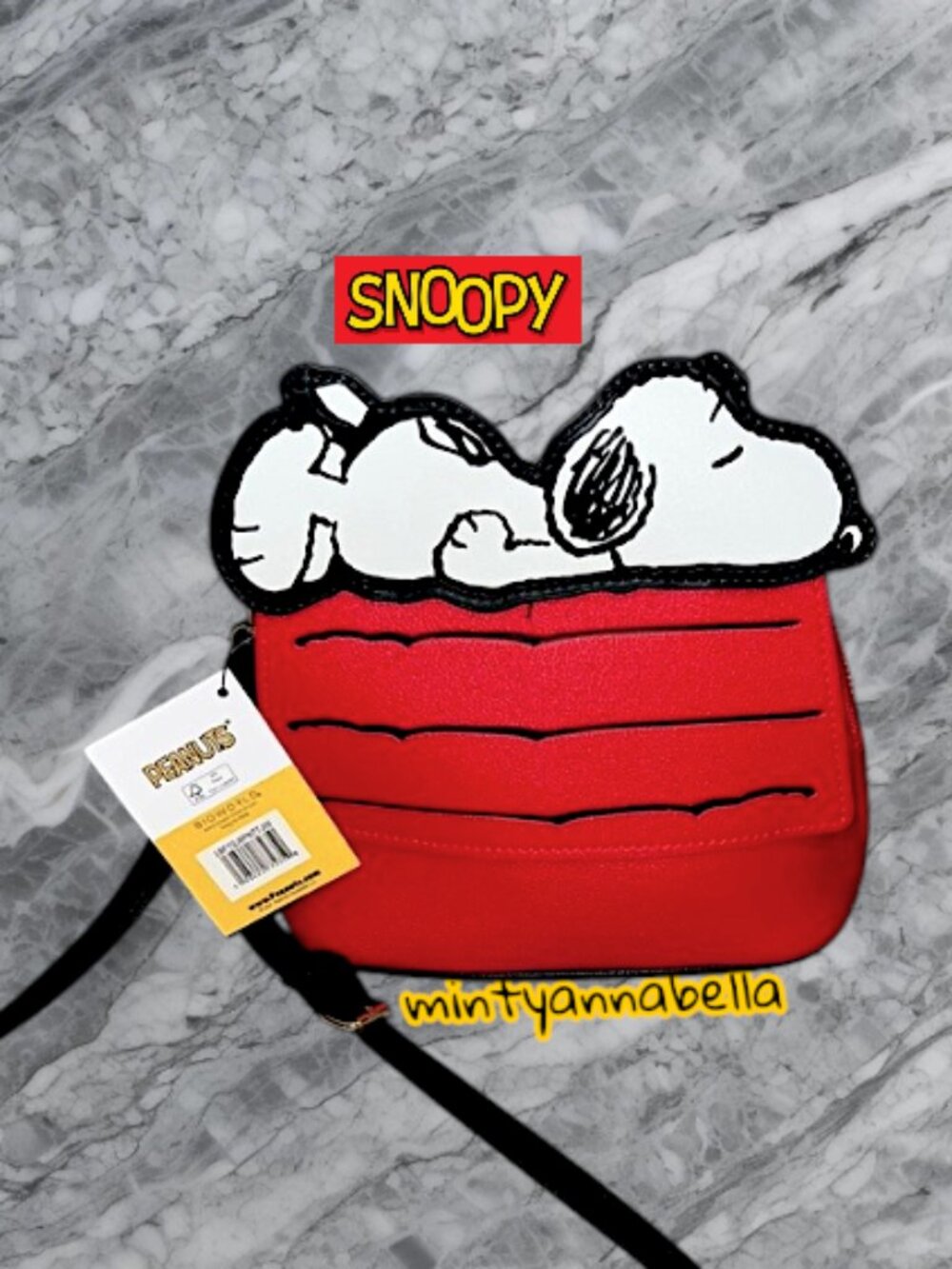 Snoopy Crossbody Bag | Officially Licensed: Authentic Peanuts Merchandise